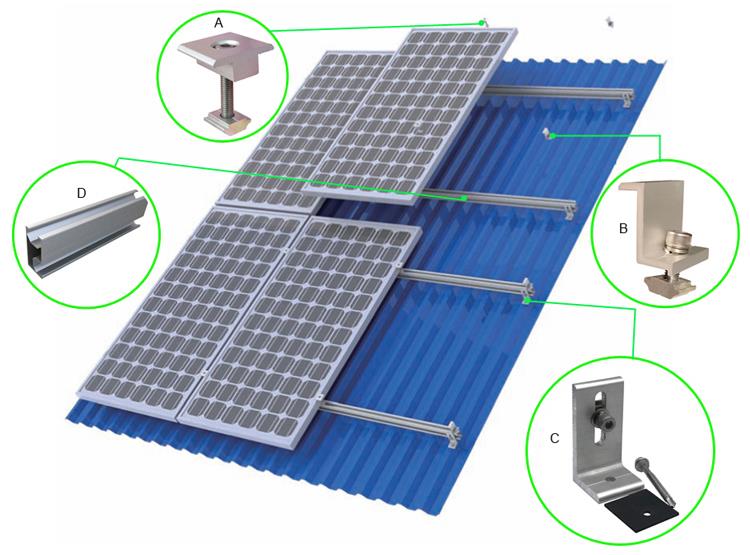 Components for Metal Roof Solar Panel Mount Bracket.jpg